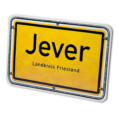 Reklameskilt til Jever Bryggeri